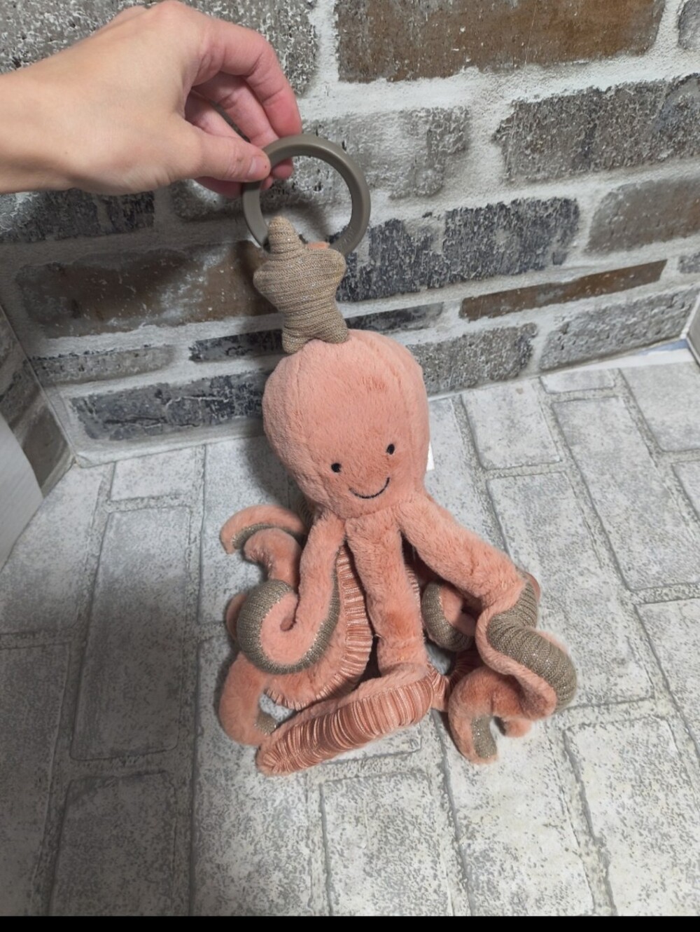 Jellycat Octopus Activity Baby Toy with Rattle
